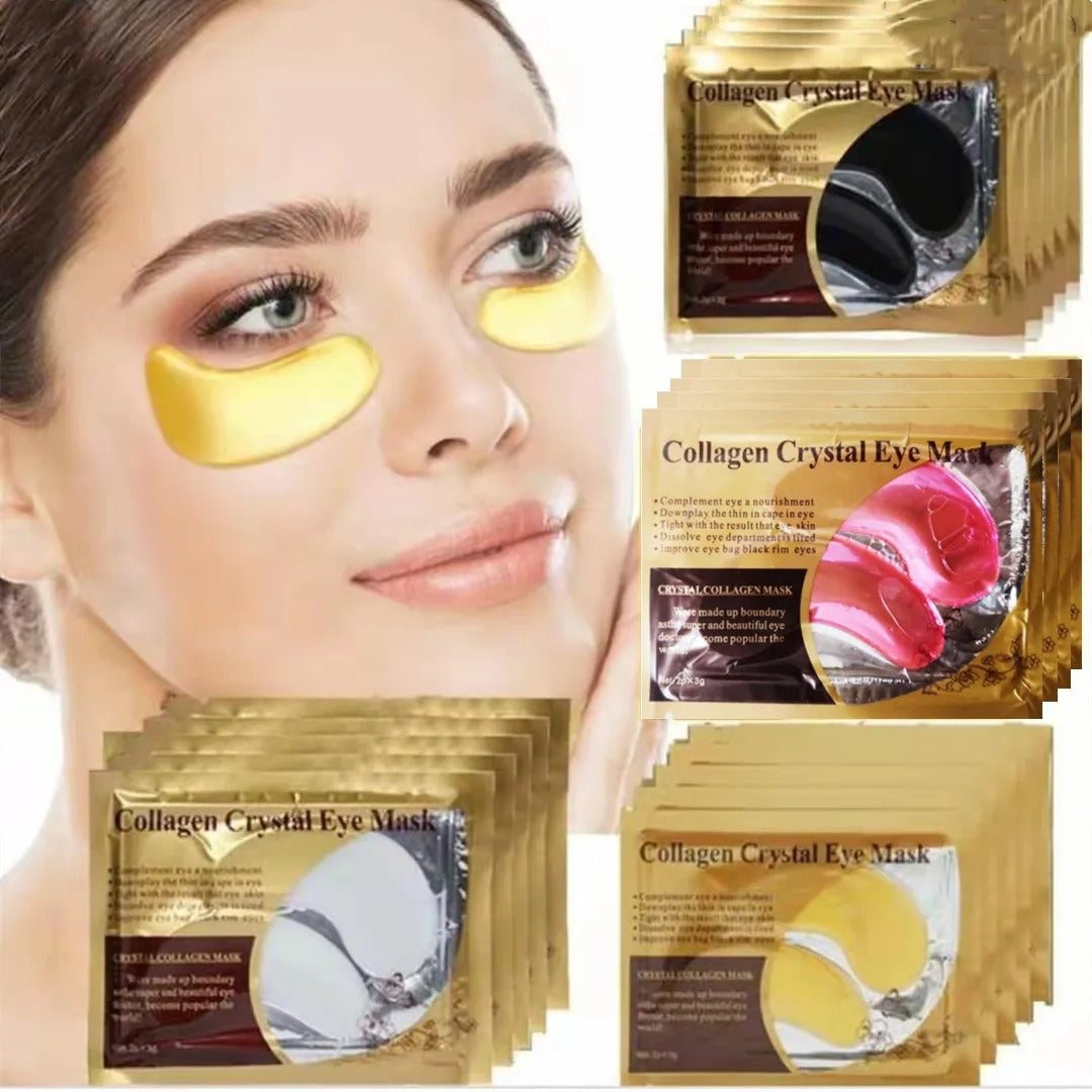 Gold Collagen Crystal Eye Mask -Anti Wrinkle Patches-Anti Ageing Eye Mask Beauty Care 20pcs=10pairs