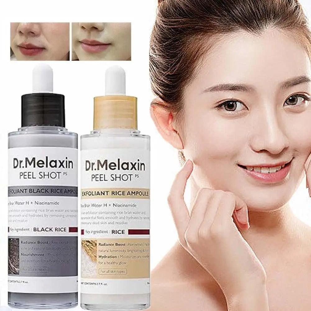 Dr. Melaxin Peel Shot-White And Black Rice Exfoliating  Moisturising Serum