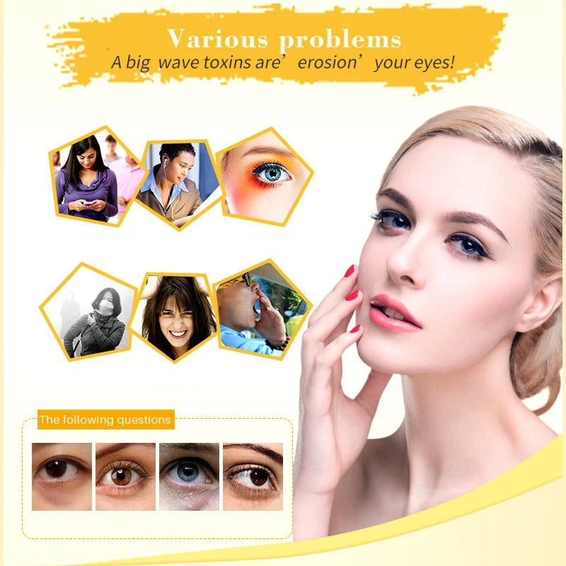 Gold Collagen Crystal Eye Mask -Anti Wrinkle Patches-Anti Ageing Eye Mask Beauty Care 20pcs=10pairs