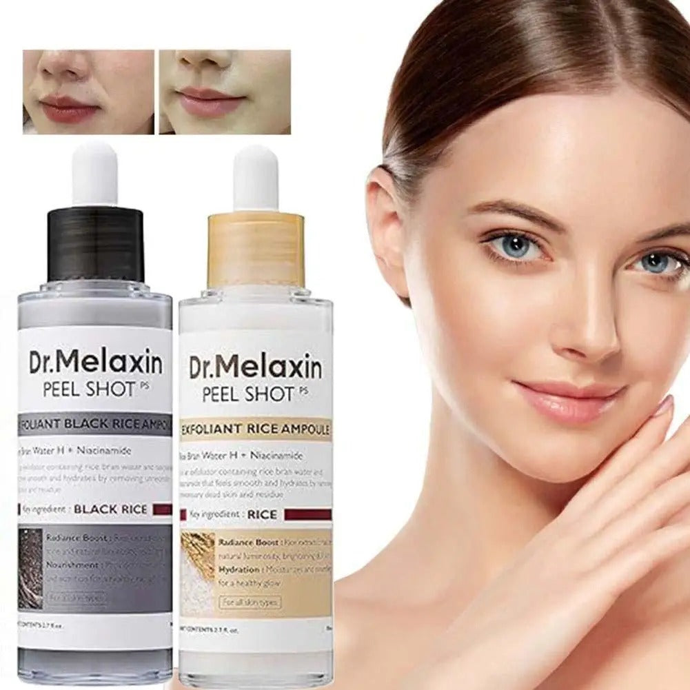 Dr. Melaxin Peel Shot-White And Black Rice Exfoliating  Moisturising Serum