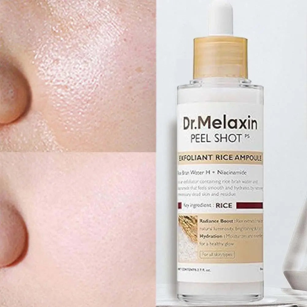 Dr. Melaxin Peel Shot-White And Black Rice Exfoliating  Moisturising Serum