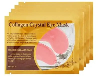 Gold Collagen Crystal Eye Mask -Anti Wrinkle Patches-Anti Ageing Eye Mask Beauty Care 20pcs=10pairs
