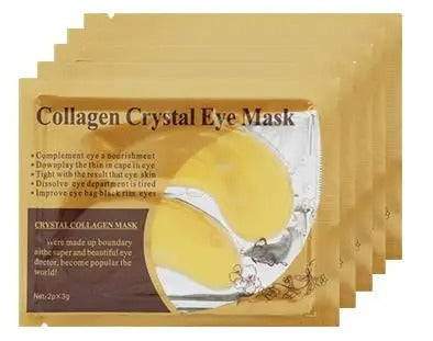 Gold Collagen Crystal Eye Mask -Anti Wrinkle Patches-Anti Ageing Eye Mask Beauty Care 20pcs=10pairs