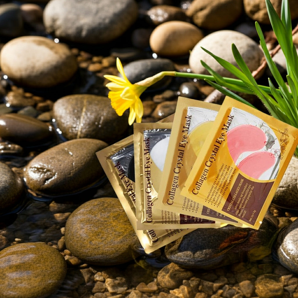 Gold Collagen Crystal Eye Mask -Anti Wrinkle Patches-Anti Ageing Eye Mask Beauty Care 20pcs=10pairs