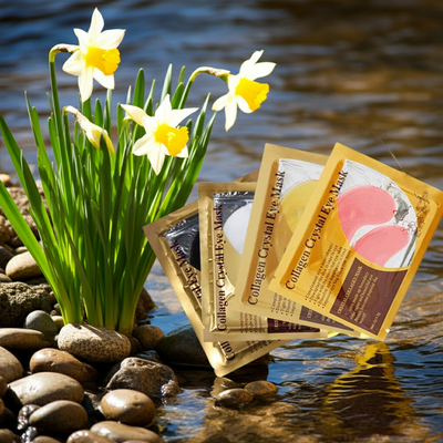 Gold Collagen Crystal Eye Mask -Anti Wrinkle Patches-Anti Ageing Eye Mask Beauty Care 20pcs=10pairs